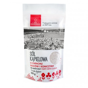 Sól kąpielowa o zapachu maków i koniczyny